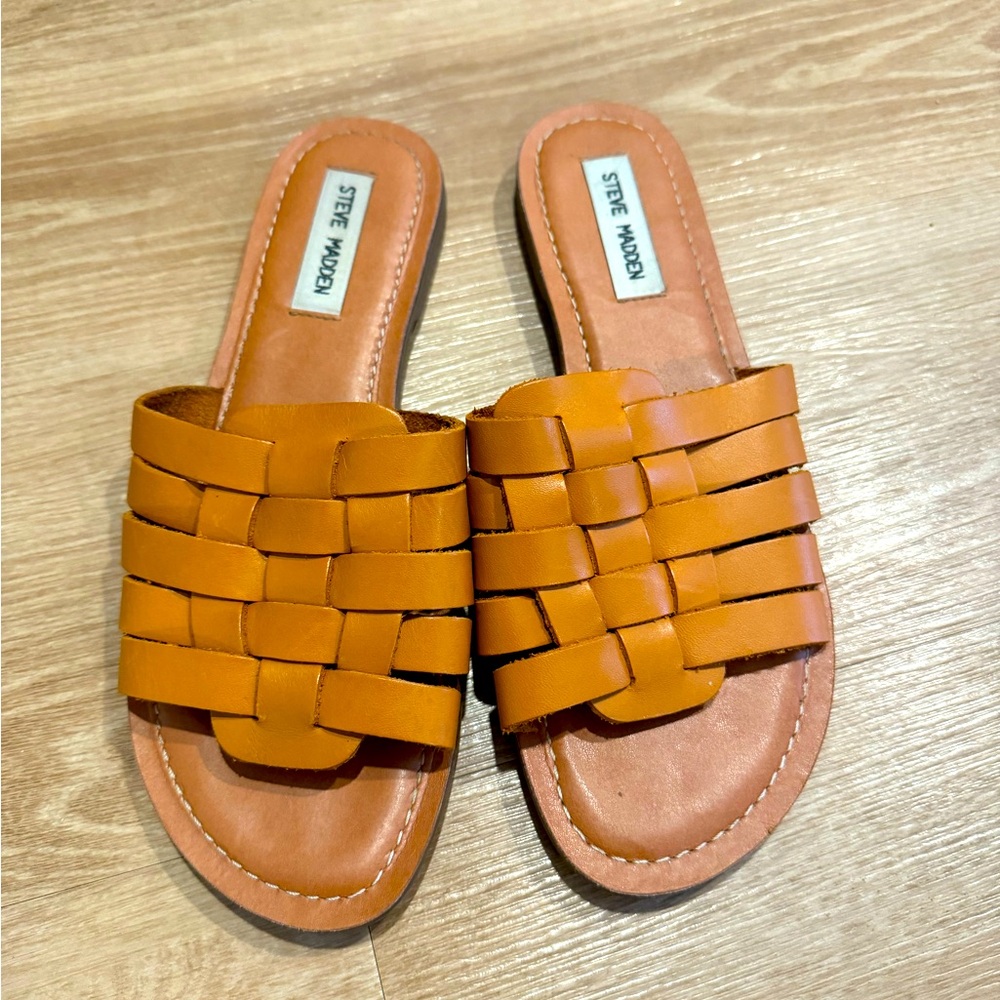 Women’s Steve Madden Leather Slides